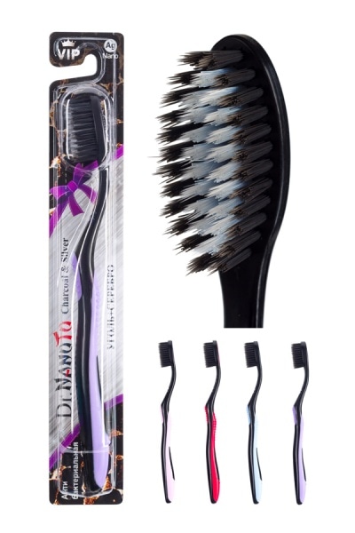 Зубная щетка Dr.NanoTo Charcoal Silver Зубная щетка Dr.NanoTo Charcoal Silver
